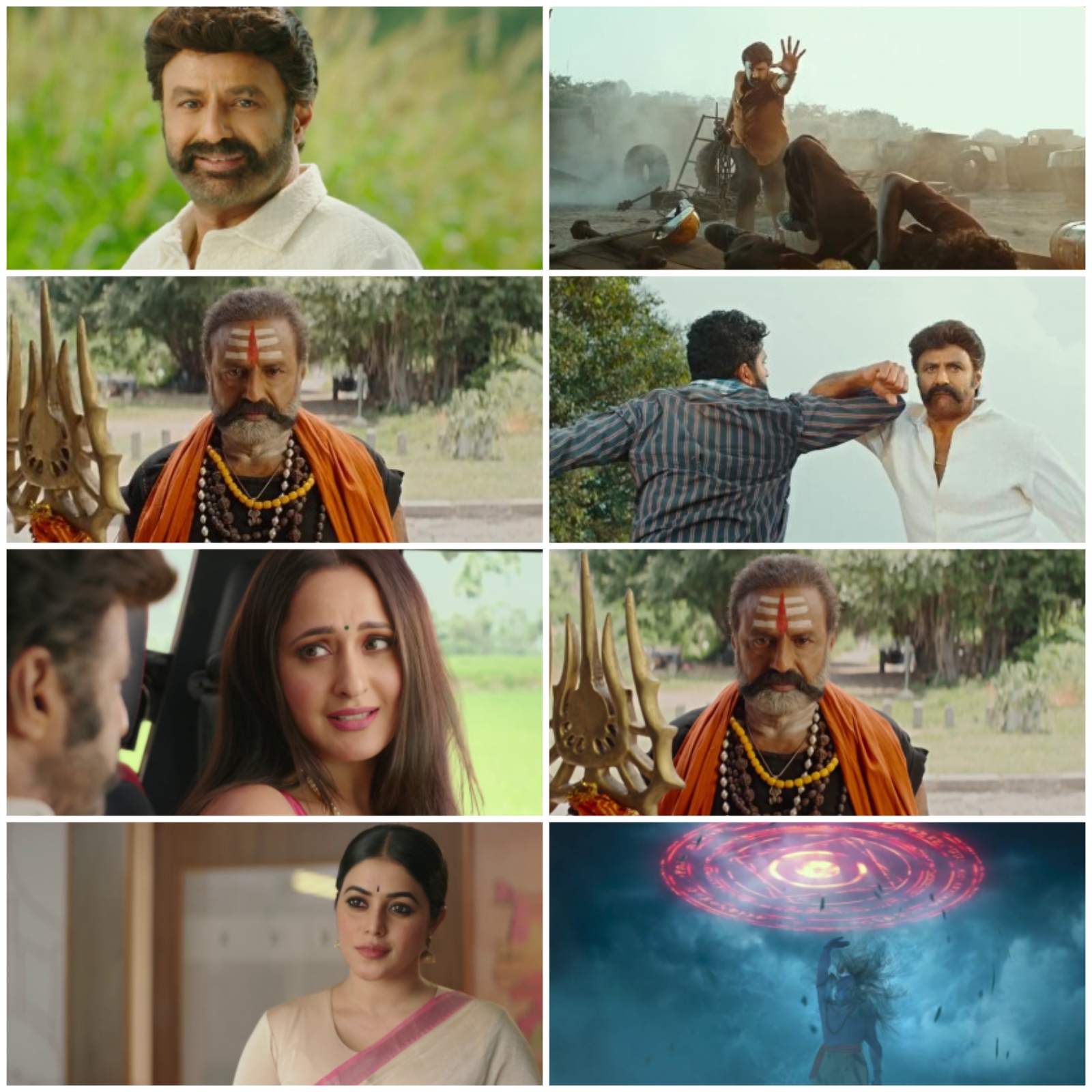 Akhanda (2021) {Hindi + Telugu} Dual Audio UnCut Movie HD ESub Screenshot