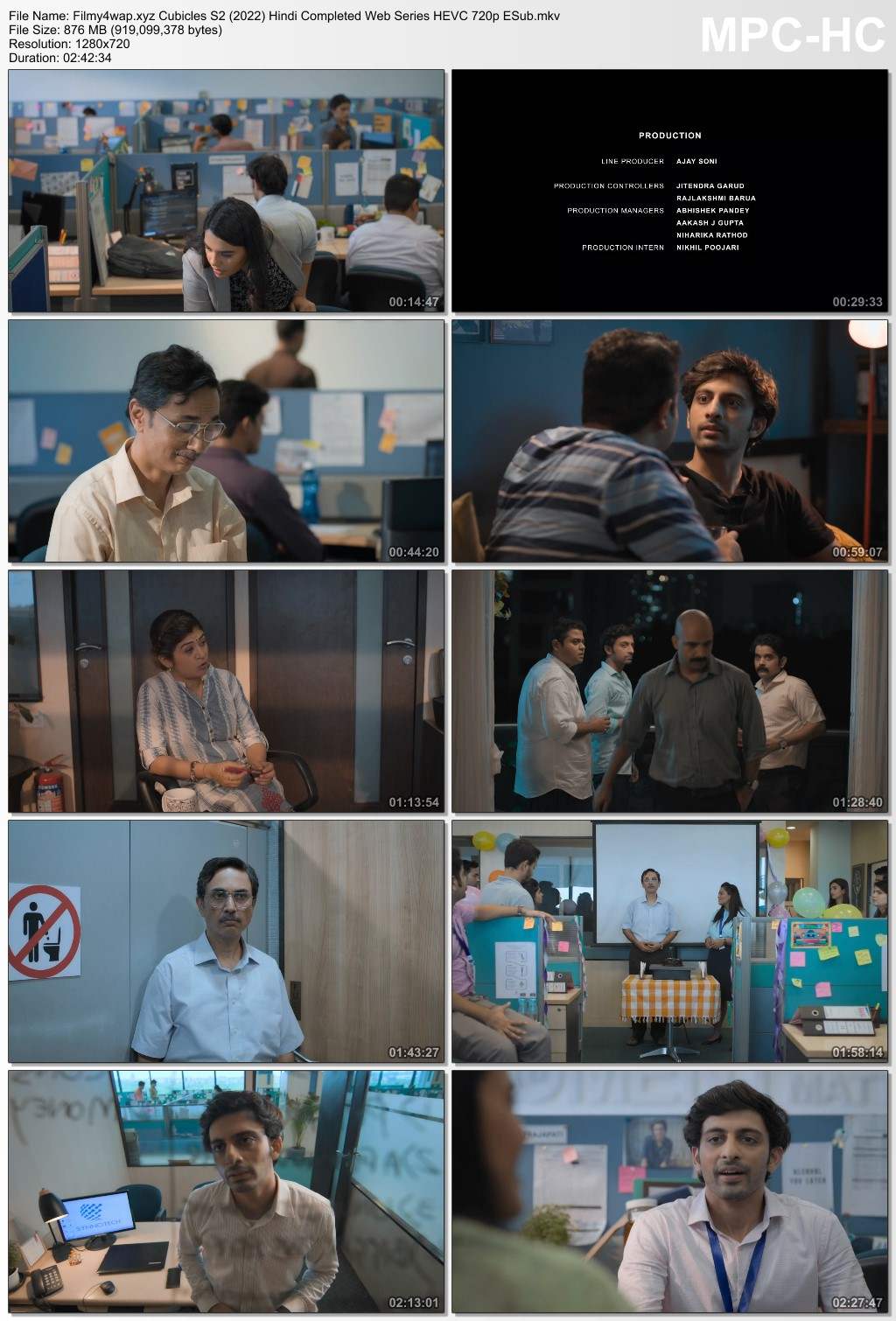 Cubicles S2 (2022) Hindi Completed Web Series HEVC ESub Screenshot